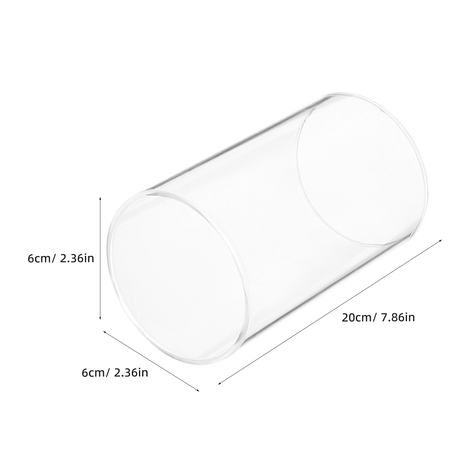 Przezroczysta szklana osłona,  – Plastic Dome Clear recenzja i cena